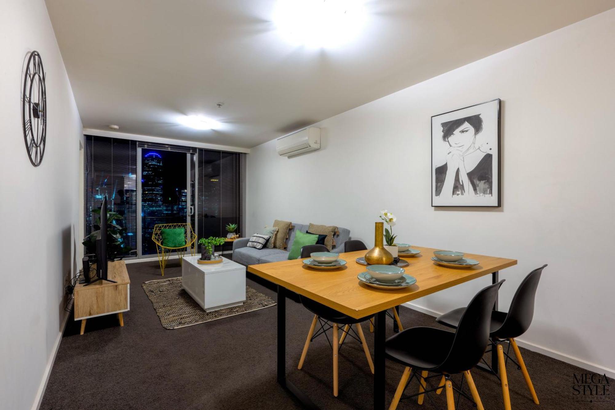 Mega Style Apartments Mainpoint Мельбурн Номер фото